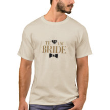 Brudens lag bröllopsparty t-shirt
