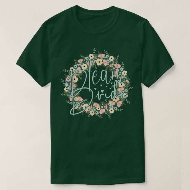 Brudens Lag Brud Bröllop Hen Party Girlfrien T Shirt (Design framsida)