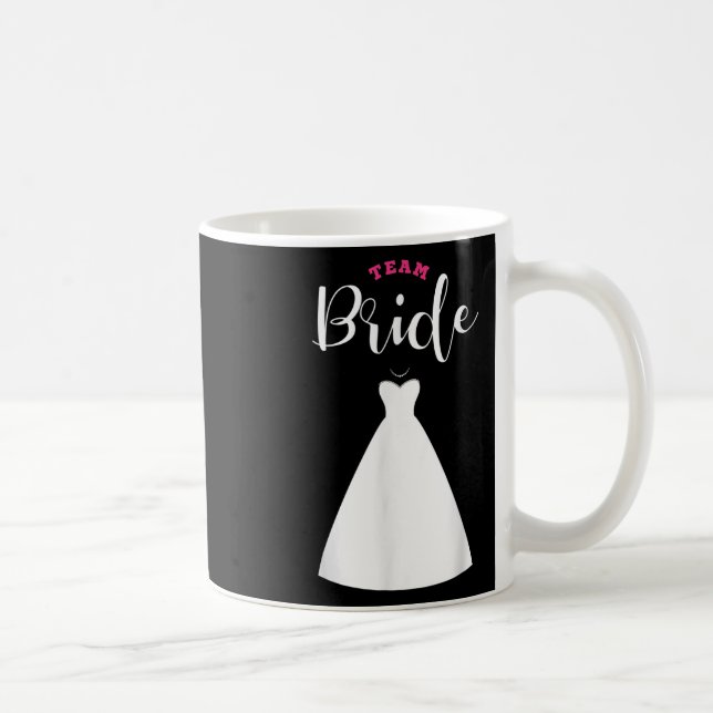 Brudens Lag Brudgummens Lag Svägerskor Bröllop  Kaffemugg (Höger)