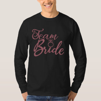 Brudens Lag Henfest Bröllop Bröllopsfest Sällskap T Shirt