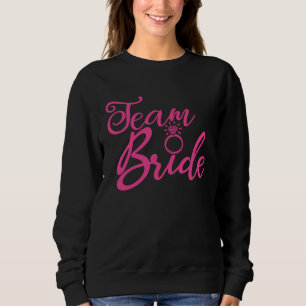 Brudens Lag Henpartaj Rosa Bröllop Grupp M T Shirt