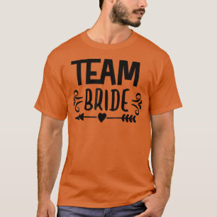 Brudens Lag Pil Hjarta Bröllopsfest Och Senterungf T Shirt