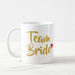 Brudens lag Röda hjärtat Kaffemugg