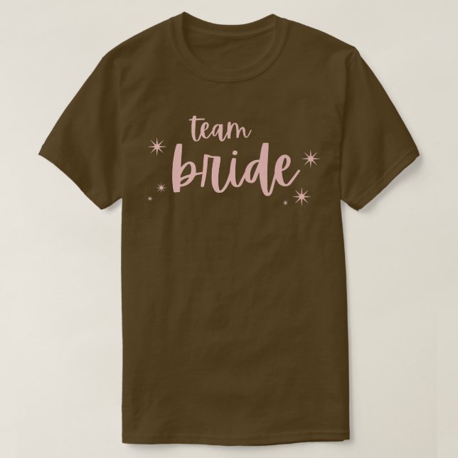 Brudens lag Roligt möhippe-set för bröllopsparty T Shirt (Design framsida)