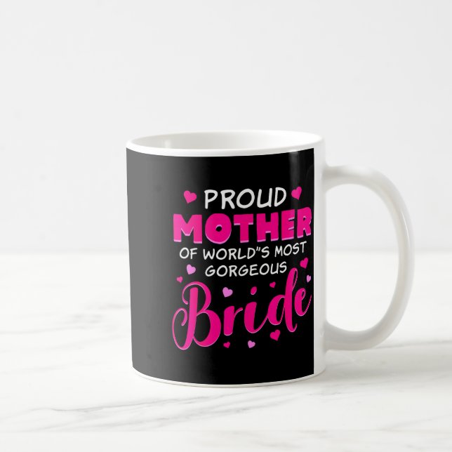 Brudens mamma designar bröllopskostym för mamman t kaffemugg (Höger)