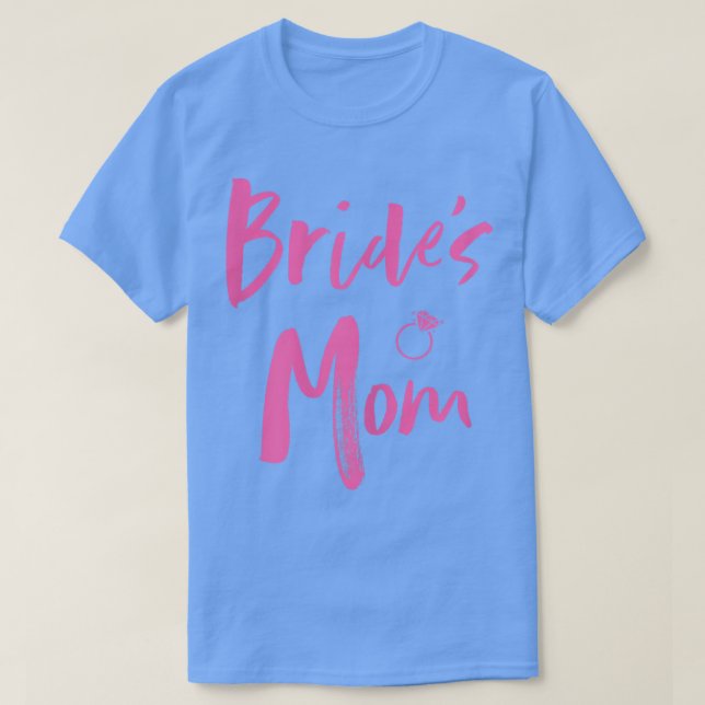 Brudens mamma Rosa bröllopskväll  T Shirt (Design framsida)