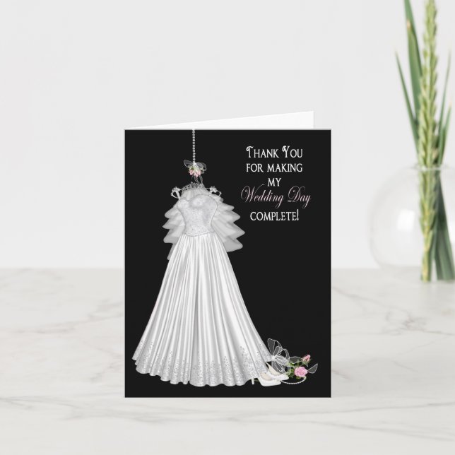 BRUDENS MATCHANDE TACKKORT - BRÖLLLOP (Framsida)