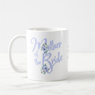 Brudens mor Blommig bokstav Anpassad bröllop Kaffemugg