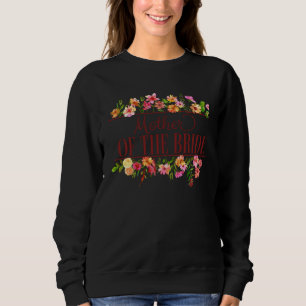 Brudens Mor Blommig Möhippa Bröllop Par T Shirt