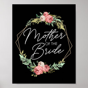Brudens Mor Blommor Brud Och Brudgum Bröllop Poster