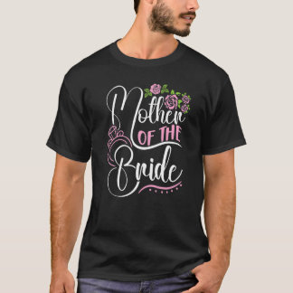 Brudens Mor Bröllop Bröllopsfest Mammas Mamma T Shirt