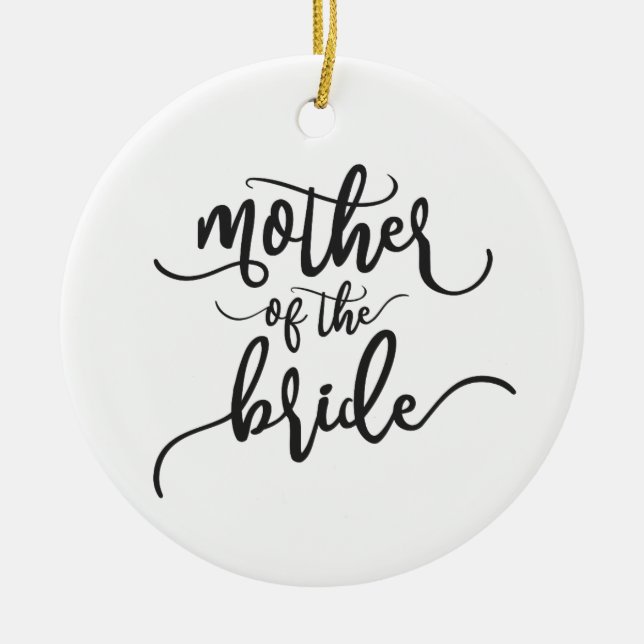 Brudens Mor Bröllopskalligrafi | Ornament (Framsidan)