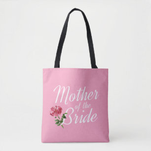 Brudens Mor Bröllopskalligrafi Tote Bag Tygkasse