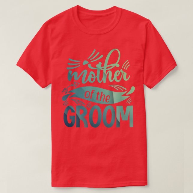 Brudens Mor  Brudens Möhippa Bröllop T Shirt (Design framsida)