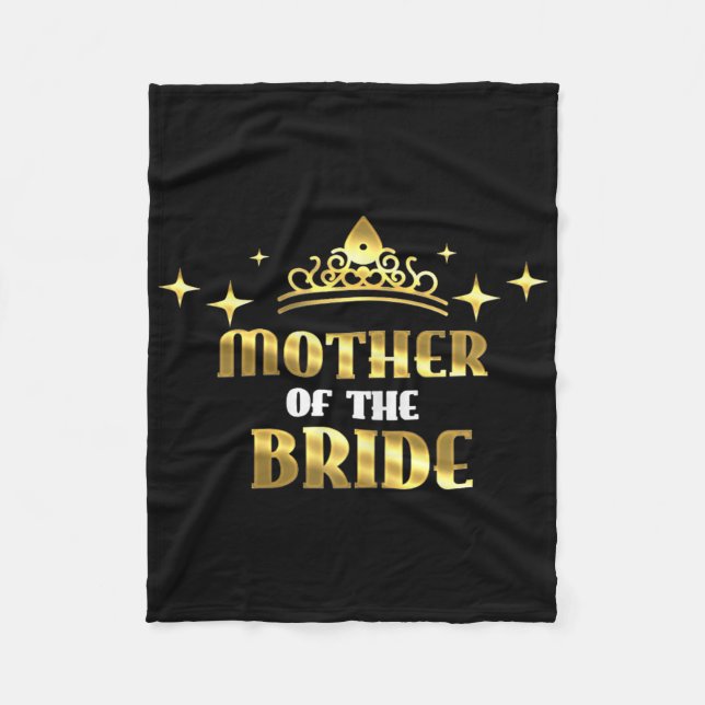 Brudens Mor Cool Bröllop Henfest  Fleecefilt (Framsidan)