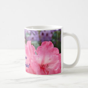 Brudens mor! Kaffe kopp mugg Rosa Rhodies