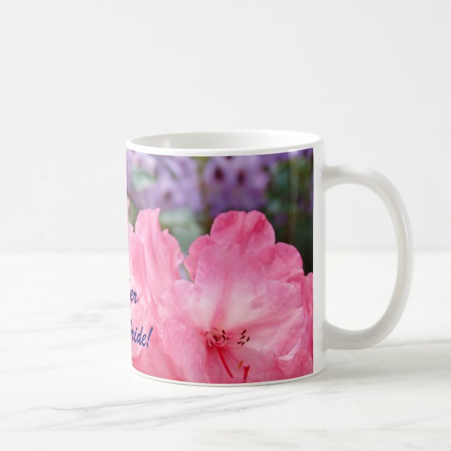 Brudens mor! Kaffe kopp mugg Rosa Rhodies (Höger)