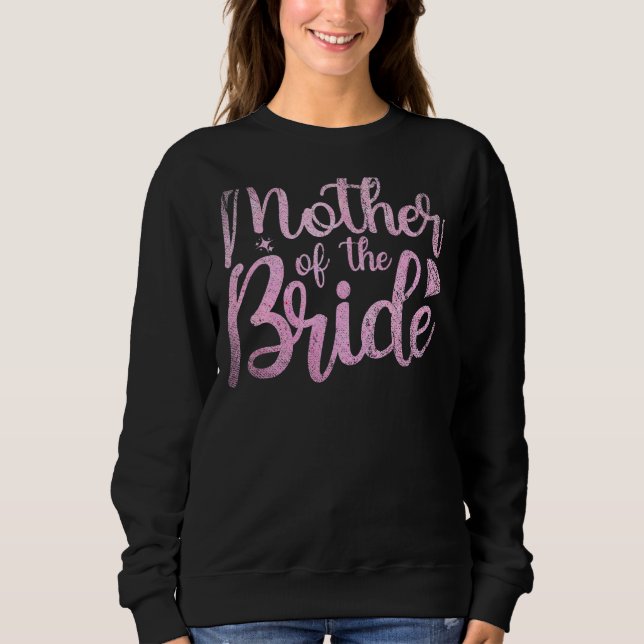Brudens Mor Mamma Brudfest Bröllopsdusch  T Shirt (Framsida)
