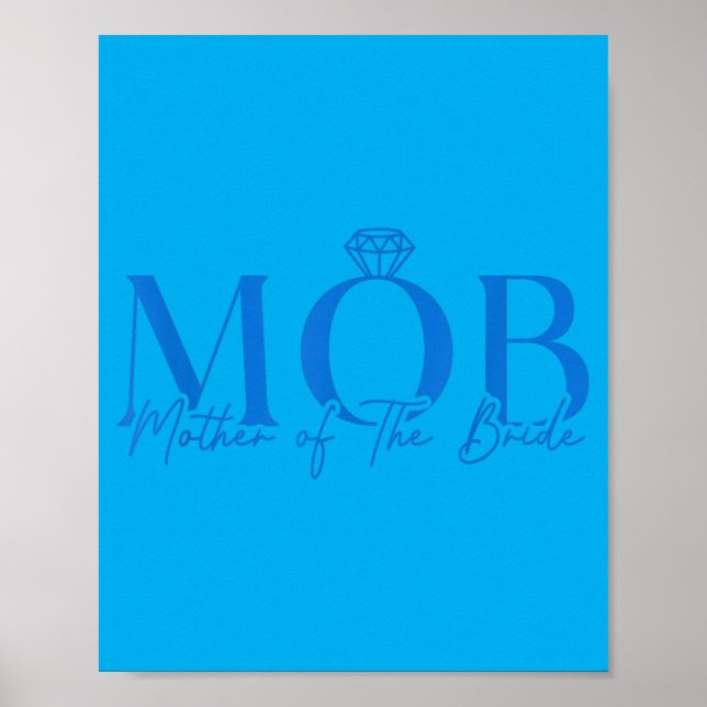 Brudens Mor Mob Högtidsmamma Mamma Söt Poster (Framsidan)