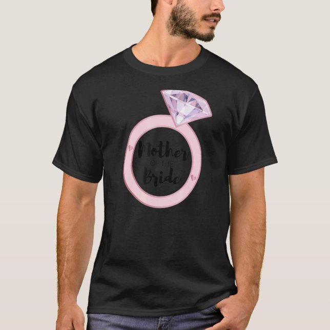 Brudens Mor  Möhippa Bröllopste T Shirt (Framsida)