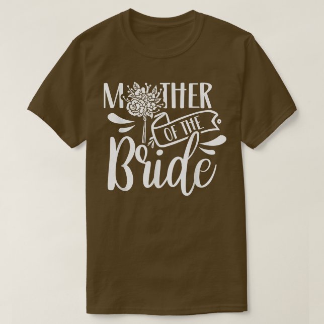 Brudens Mor Möhippa Söt Fest Bröllop T Shirt (Design framsida)