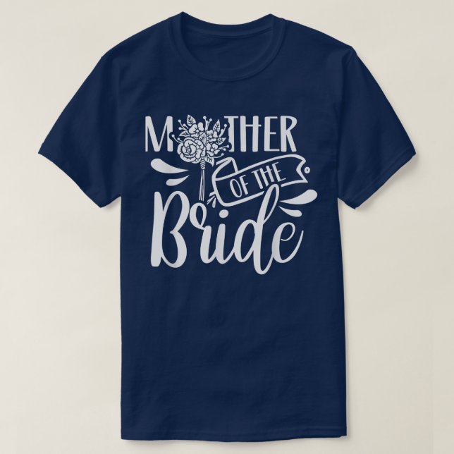 Brudens Mor Möhippa Söt Fest Bröllop T Shirt (Design framsida)