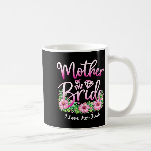 Brudens mor Mor Dotter Brud Brudgum Kaffemugg (Höger)