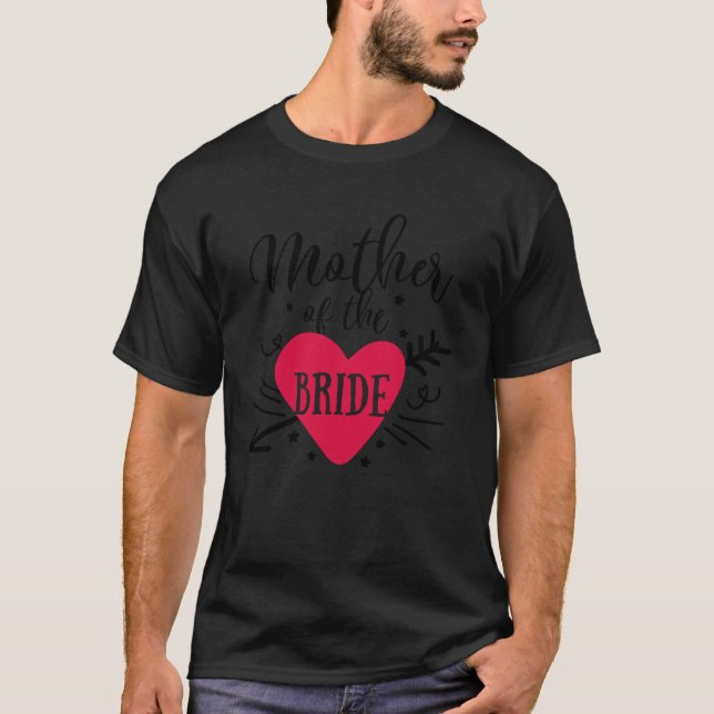 Brudens Mor - Pilhjärta Bröllop Sarsen T Shirt (Framsida)