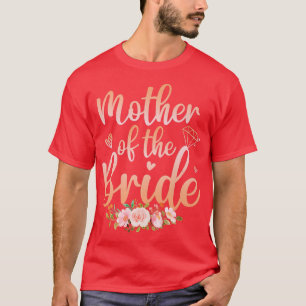 Brudens Mor Roligt Bröllopsdusch För Mamma T Shirt