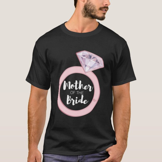 Brudens Mor T-Shirt Möhippa Brudklänning (Framsida)
