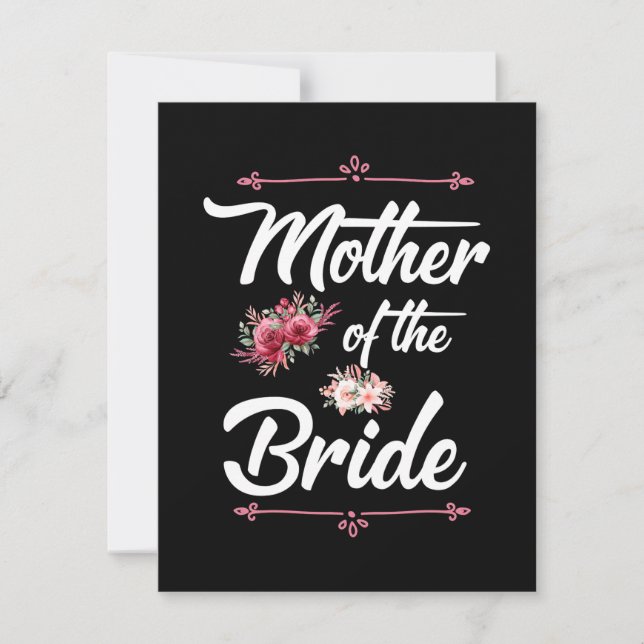 Brudens Mor Tack Kort (Framsida)