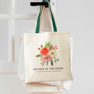 Brudens Mor Vårblommor Rosa Röd Vit Tygkasse