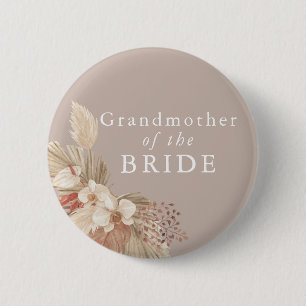 Brudens mormor Boho Pampasgräs Knapp