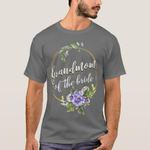 Brudens Mormor Bröllop Bröllopsfest Mormor T Shirt
