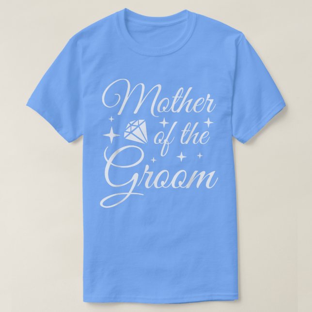Brudens mors bröllopsfirande för brudgummen Mor ti T Shirt (Design framsida)