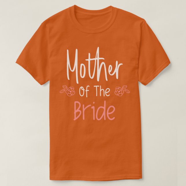 Brudens mors bröllopsrepetitionsmiddag t shirt (Design framsida)