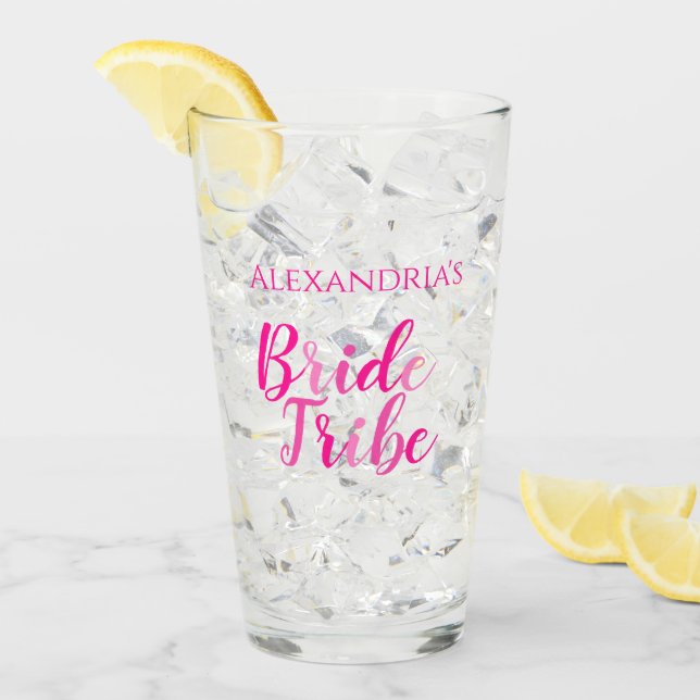 Brudens Namn Sjungmöfest Hot Pink Glaskopp (Framsida Ice)