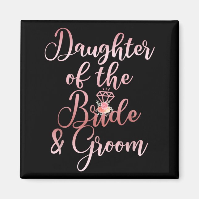 Brudens och brudgummens dotter magnet (Framsidan)