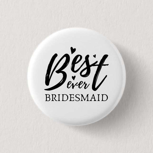 Brudens sida bridesmaid-knapp knapp (Framsida)