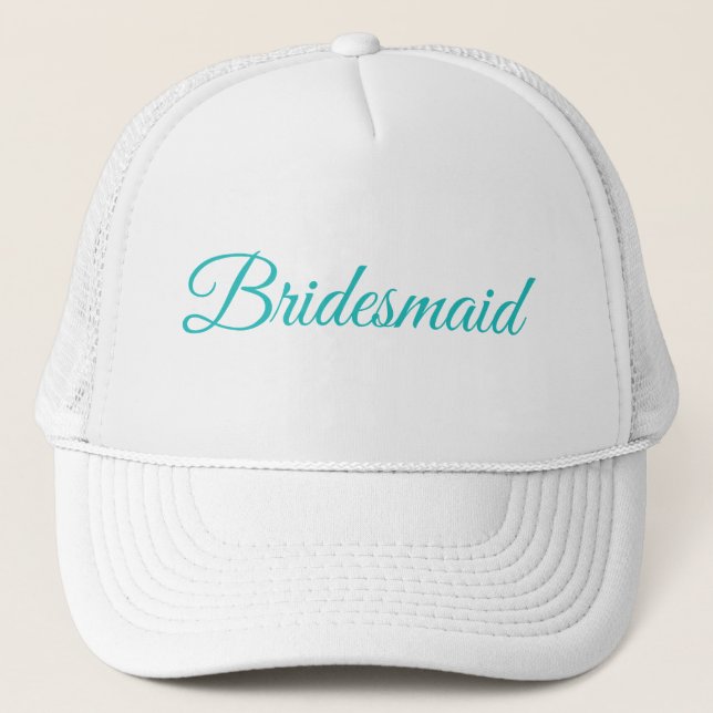Brudens sida - Bridesmaid Truckerkeps (Framsida)