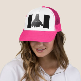Brudens sida Bröllop Dress Maid of honor Hat Cap Truckerkeps