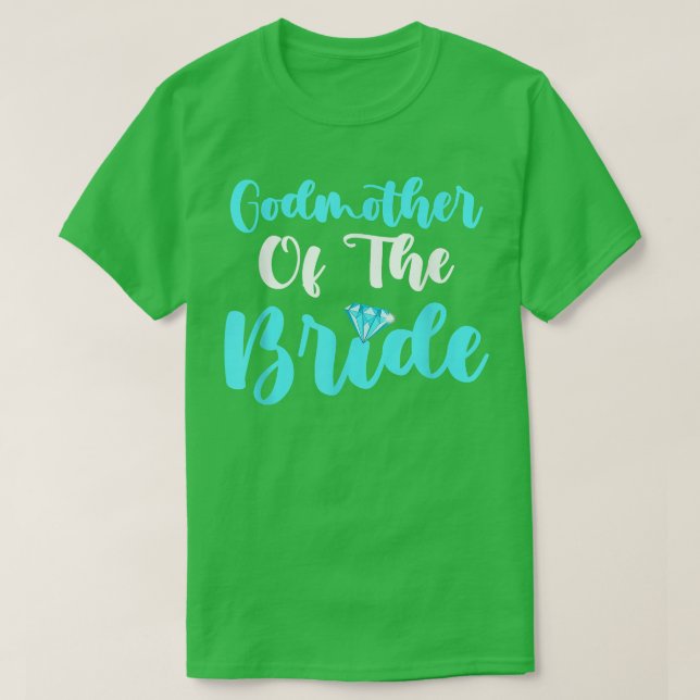Brudens sida Bröllop för Bride Godmor 127 T Shirt (Design framsida)