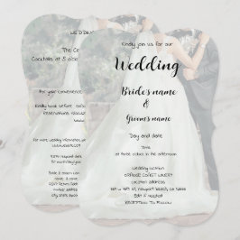 Brudens sida firande inbjudningar