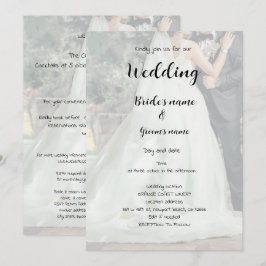 Brudens sida firande inbjudningar