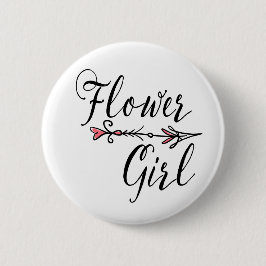 Brudens sida Flower Girl Bride Tribe Arrow Knapp