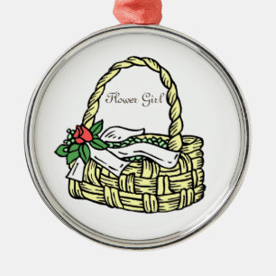 brudens sida Flower Girl-julgåva Ornament