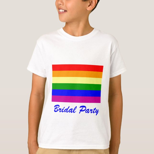 Brudens sida/Gay Bröllop Tee (Framsida)