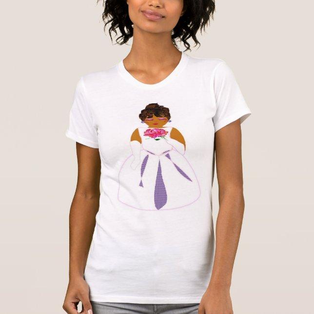 Brudens sida II ’Matron of Honor’ T-Shirt (Framsida)