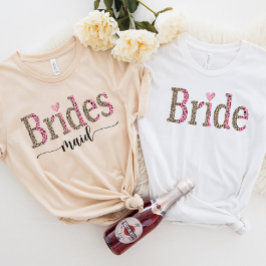 Brudens sida Matching Shirt, Bridesmaid T Shirt