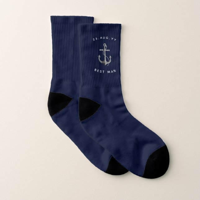 Brudens sida Nautical Socks 🧦 ⚓ Strumpor (Par)